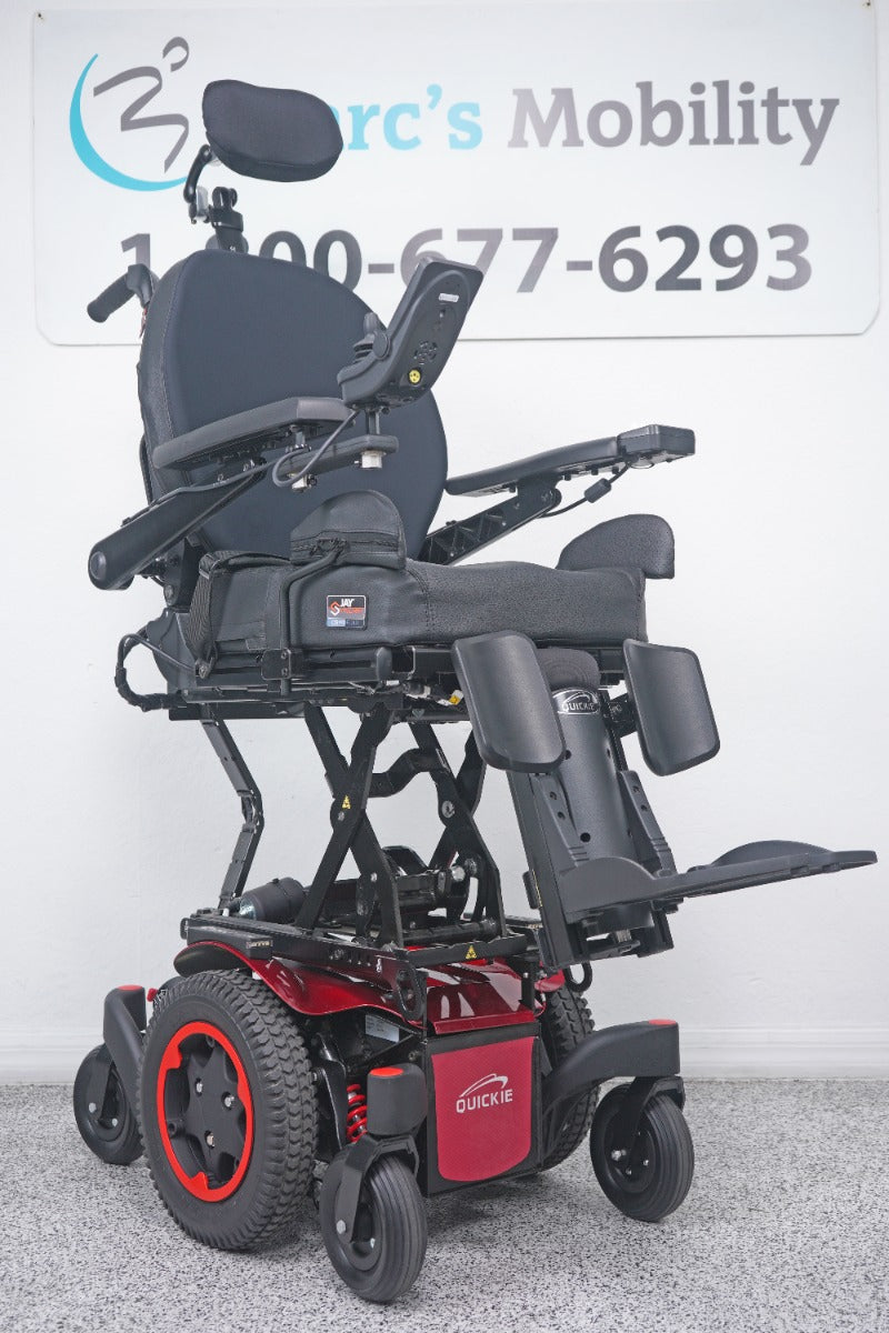 Quickie Q300 M Mini Power Wheelchair Seat Lift, Tilt, Recline & Legs - 9008