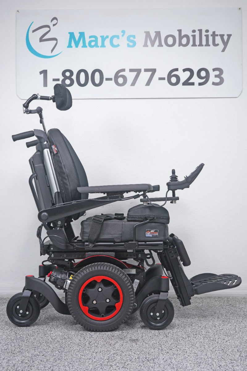 Quickie Q300 M Mini Power Wheelchair Seat Lift, Tilt, Recline & Legs - 9008