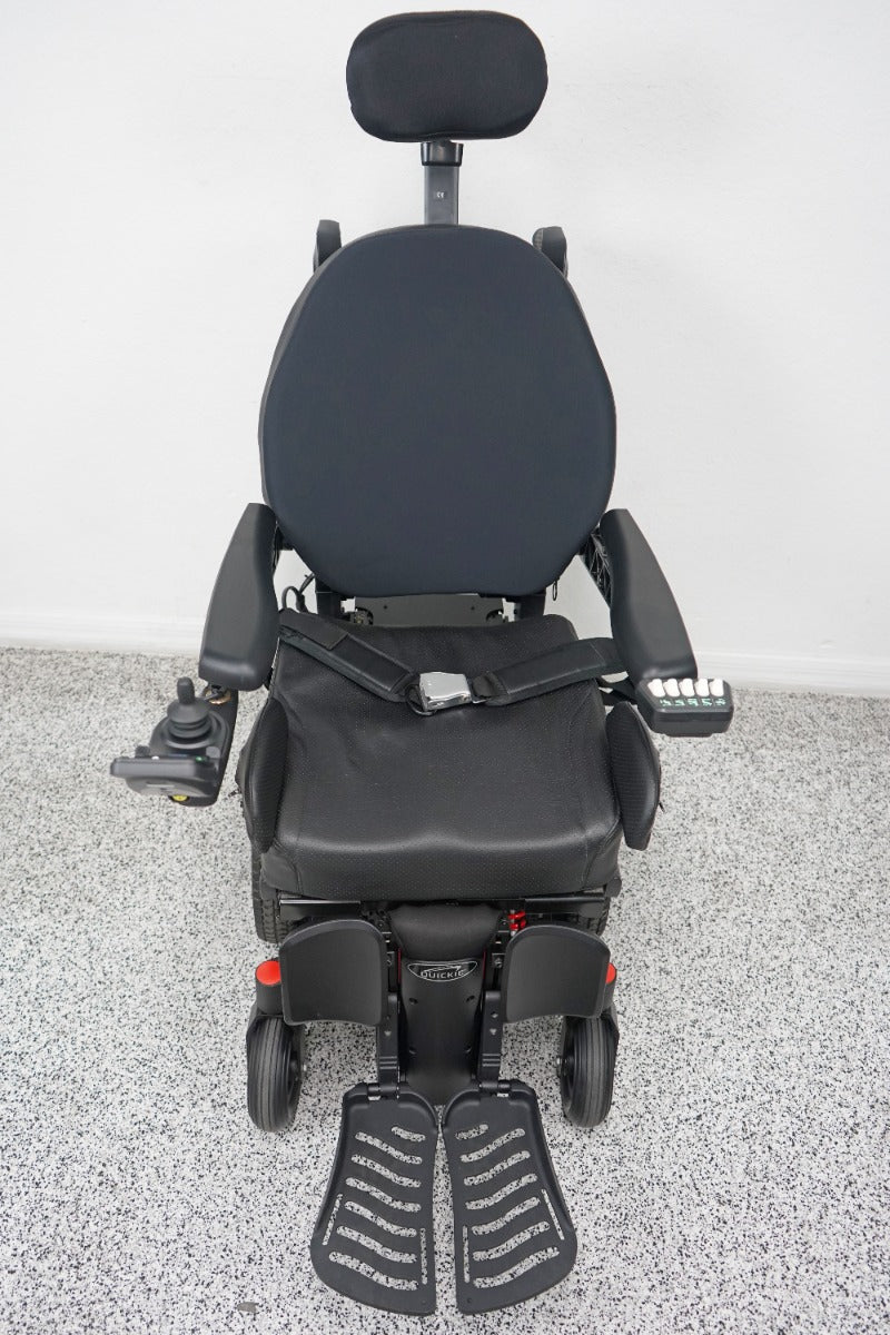 Quickie Q300 M Mini Power Wheelchair Seat Lift, Tilt, Recline & Legs - 9008