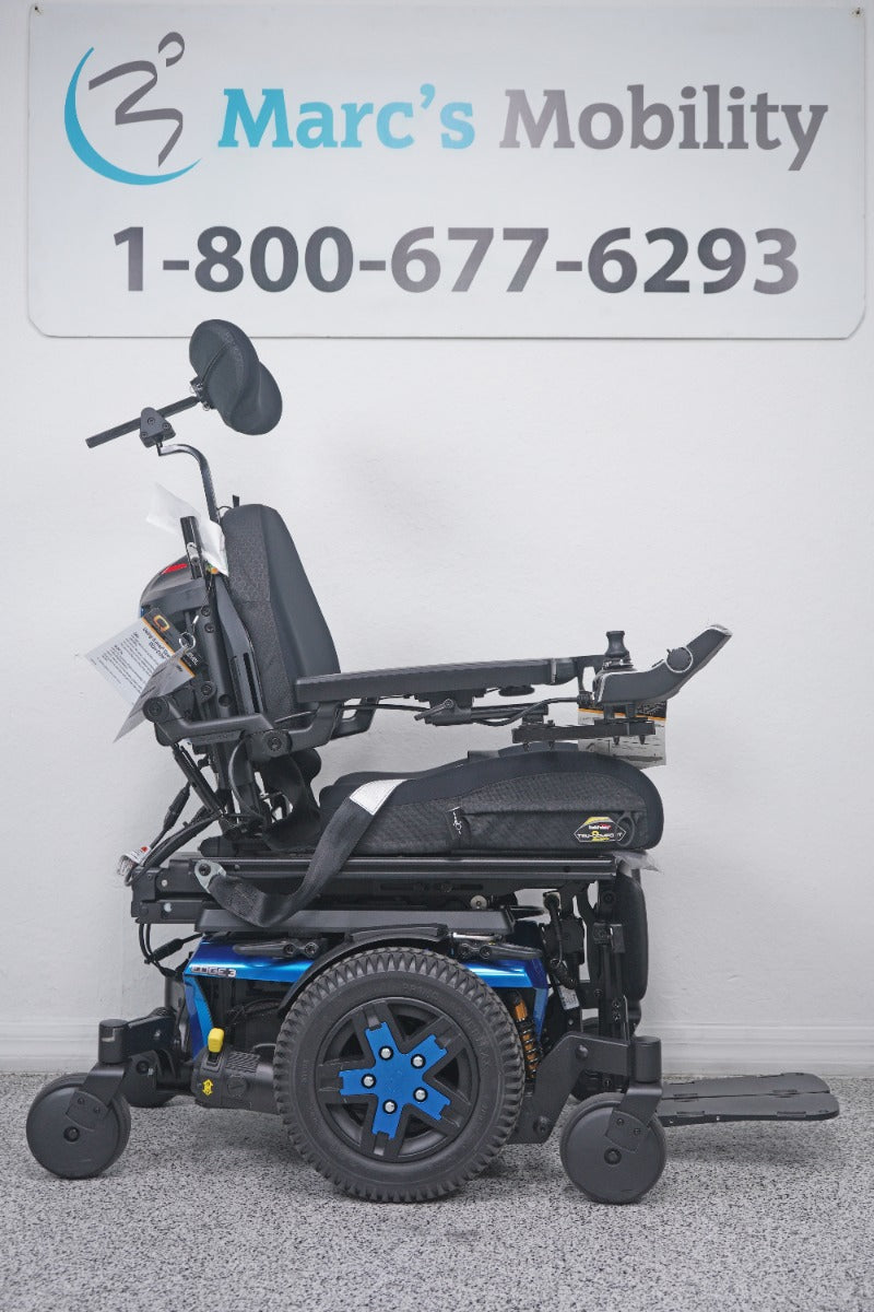 Quantum Edge 3 Power Wheelchair 12" iLevel Seat Lift, Tilt, Recline & Legs - 9022