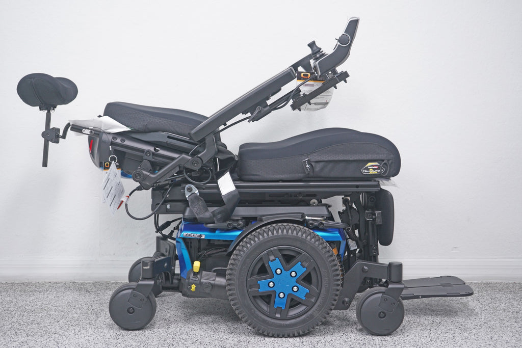 Quantum Edge 3 Power Wheelchair 12" iLevel Seat Lift, Tilt, Recline & Legs - 9022