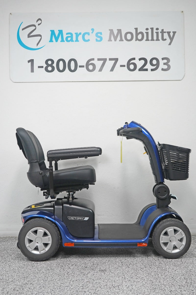 Pride Victory 10 4-Wheel Mobility Scooter with 7" Seat Lift - 8990
