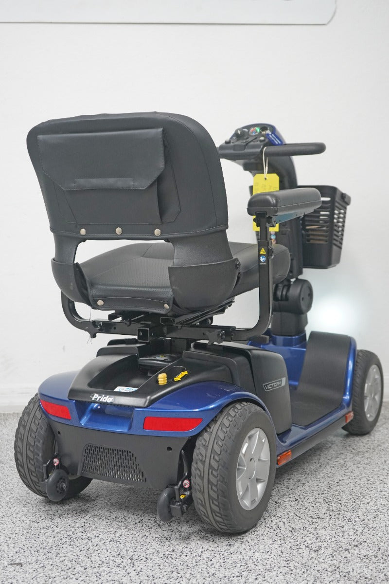 Pride Victory 10 4-Wheel Mobility Scooter with 7" Seat Lift - 8990