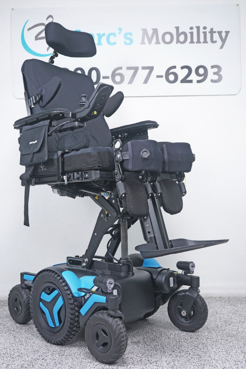Permobil M5 Power Wheelchair 14" Seat Lift, Tilt, Recline, Legs & Anterior Tilt - 8988