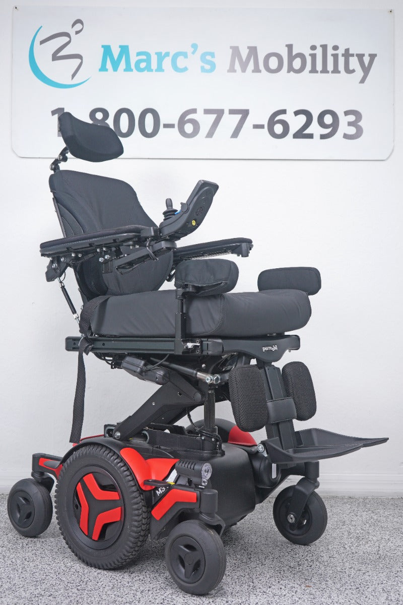 Permobil M3 Power Wheelchair 12" Seat Lift, Tilt, Recline, Legs & Anterior Tilt - 9014