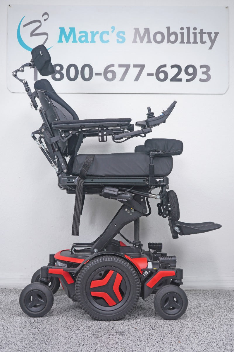Permobil M3 Power Wheelchair 12" Seat Lift, Tilt, Recline, Legs & Anterior Tilt - 9014
