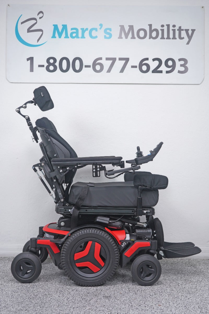Permobil M3 Power Wheelchair 12" Seat Lift, Tilt, Recline, Legs & Anterior Tilt - 9014