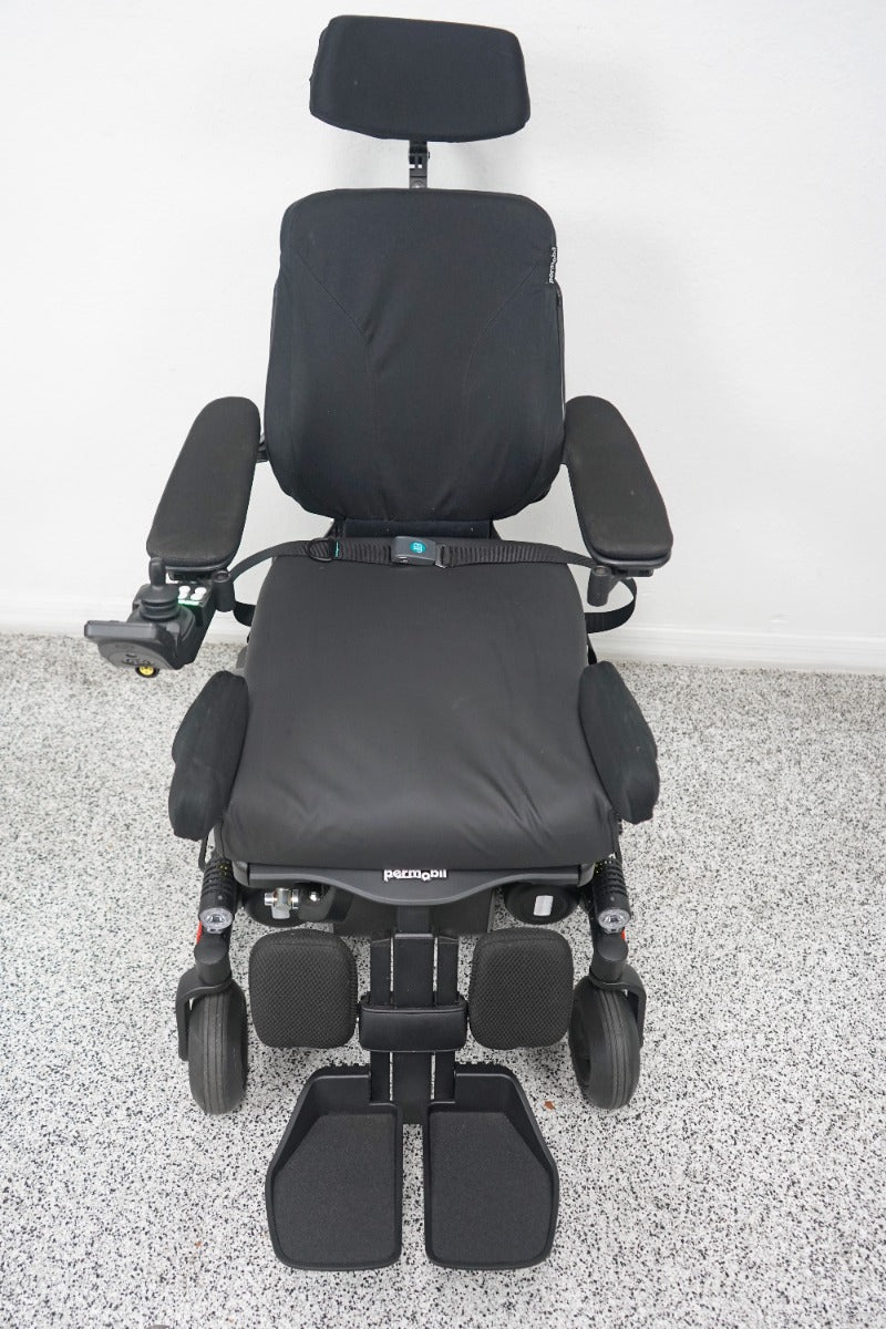 Permobil M3 Power Wheelchair 12" Seat Lift, Tilt, Recline, Legs & Anterior Tilt - 9014