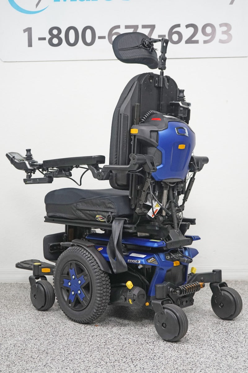 Quantum Edge 3 Power Wheelchair w Tilt Recline & Legs - 5636
