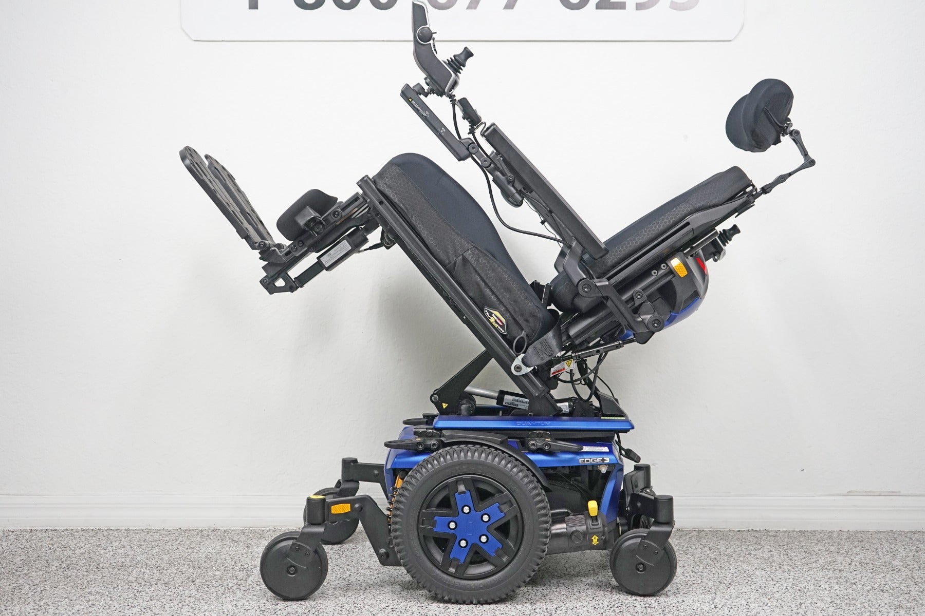 Quantum Edge 3 Power Wheelchair w Tilt Recline & Legs - 5636
