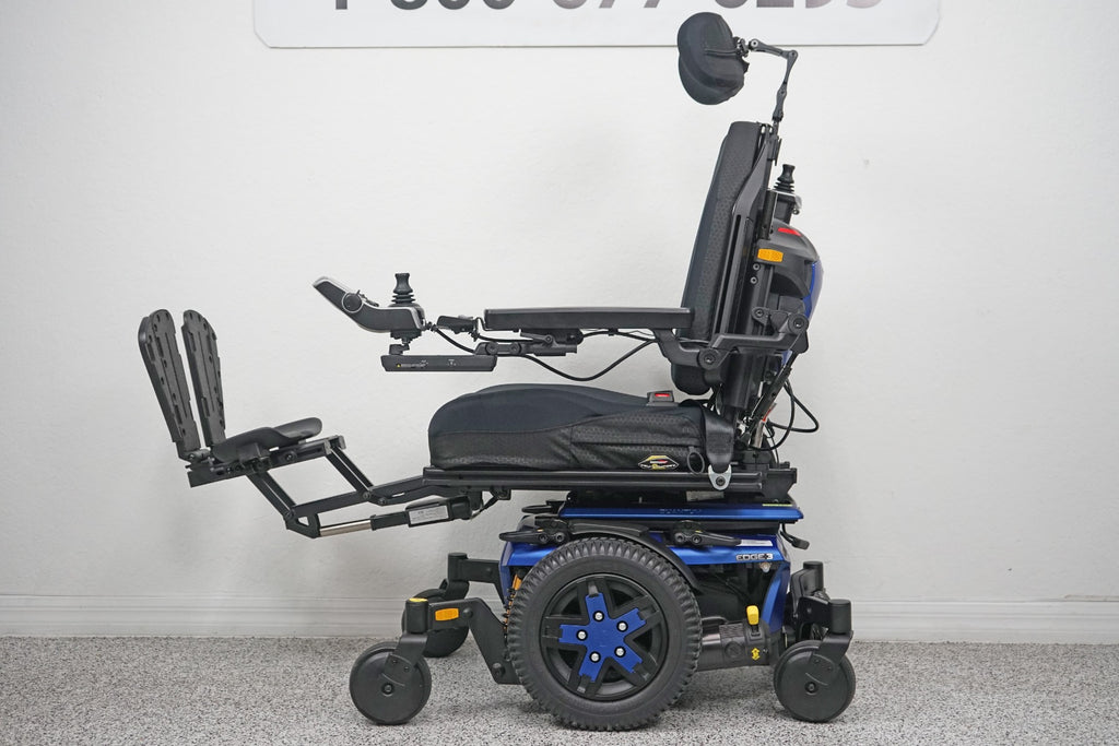 Quantum Edge 3 Power Wheelchair w Tilt Recline & Legs - 5636