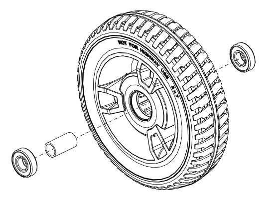 7" Front Wheel Assembly (Set of 2) - Zero Turn 8 (ZT8)