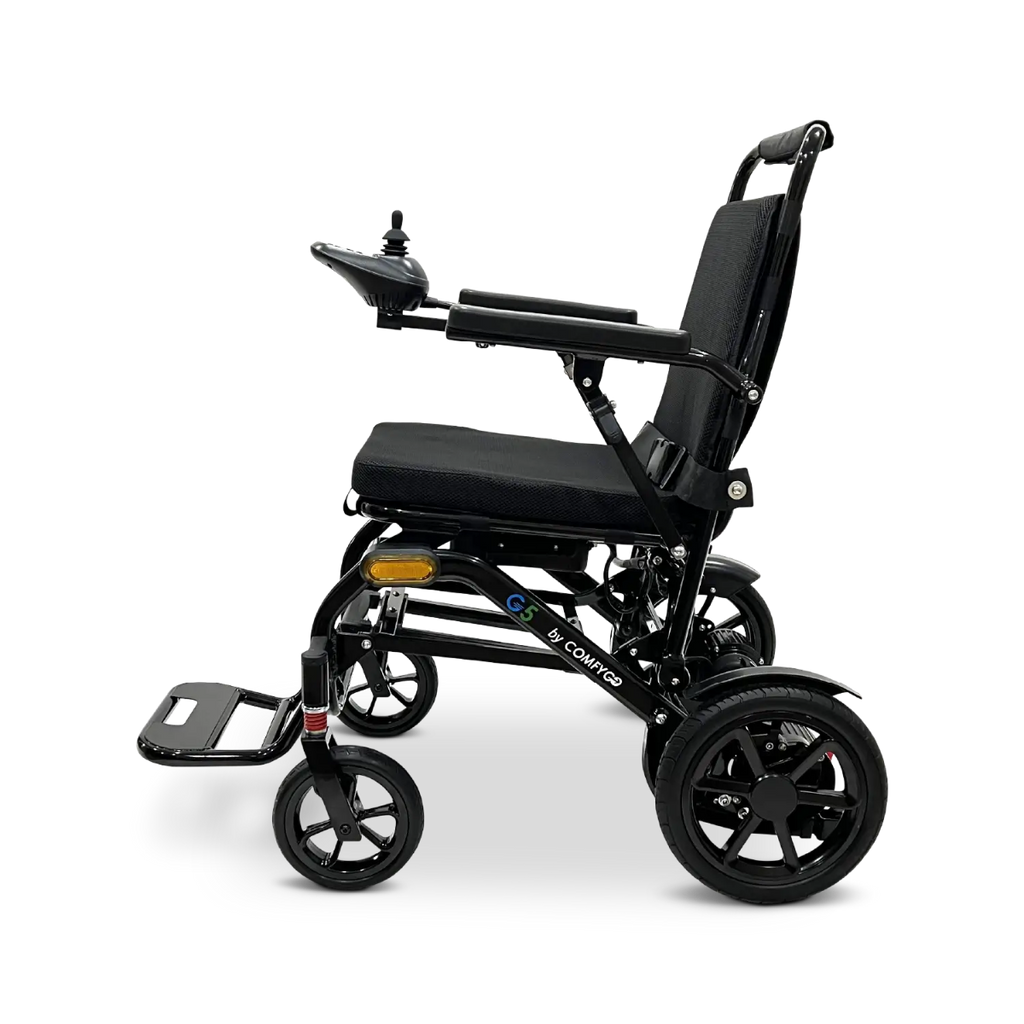 Glide Care G-5 Lightweight Folding Power Wheelchair - ComfyGo