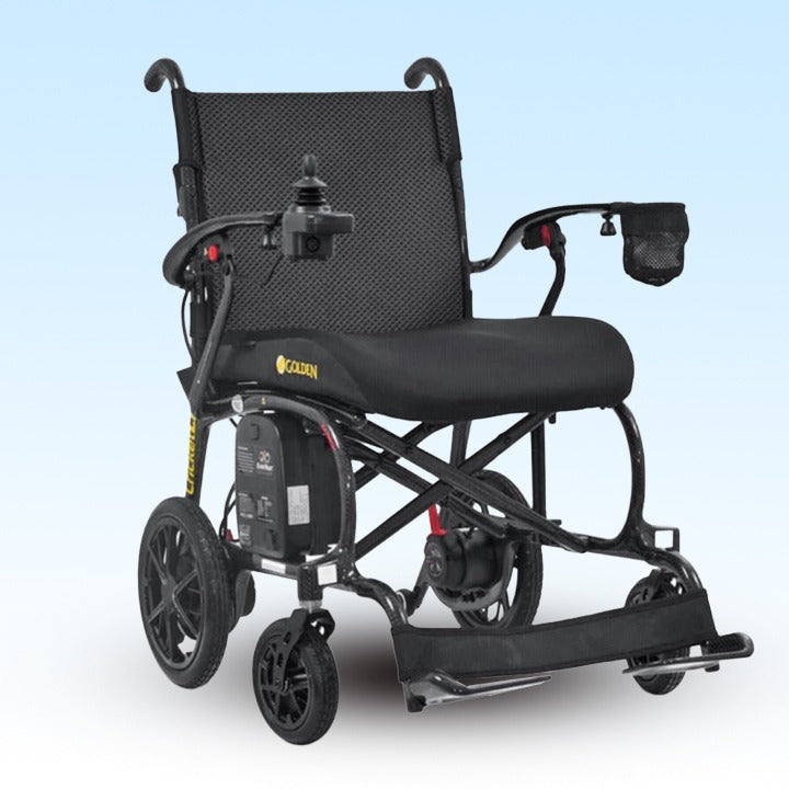 Golden Cricket LT Carbon Folding Power Wheelchair