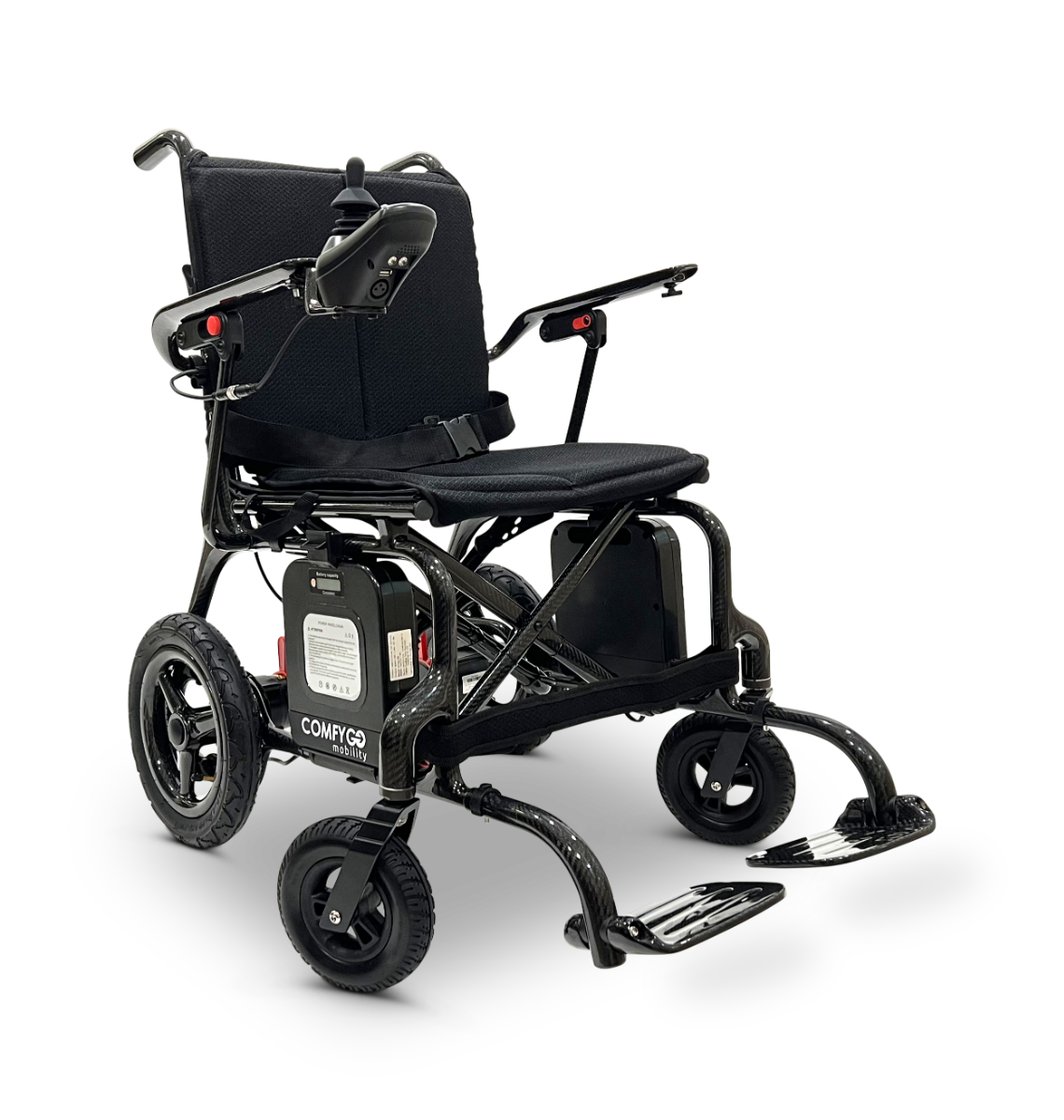 Phoenix Carbon Fiber Electric Wheelchair: Lightweight, Long-Range, Airline Approved - ComfyGo