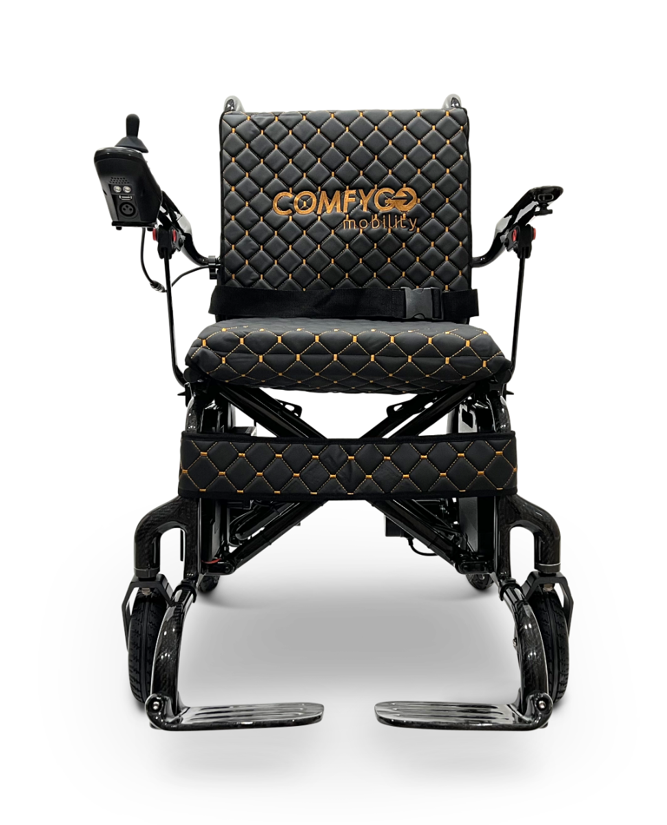 Phoenix Carbon Fiber Electric Wheelchair: Lightweight, Long-Range, Airline Approved - ComfyGo