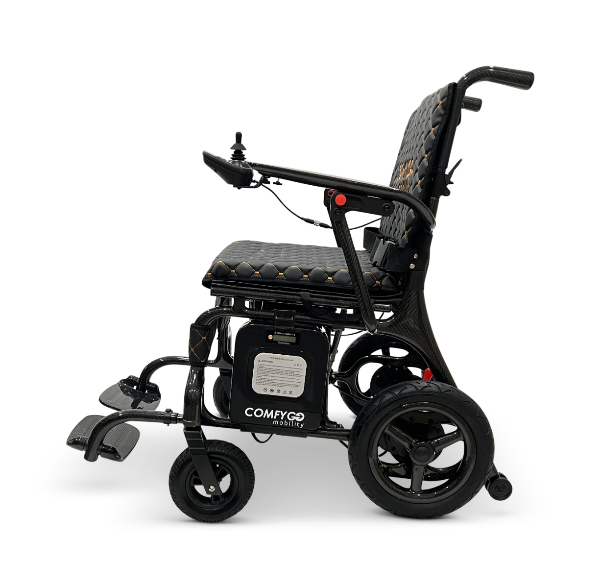Phoenix Carbon Fiber Electric Wheelchair: Lightweight, Long-Range, Airline Approved - ComfyGo