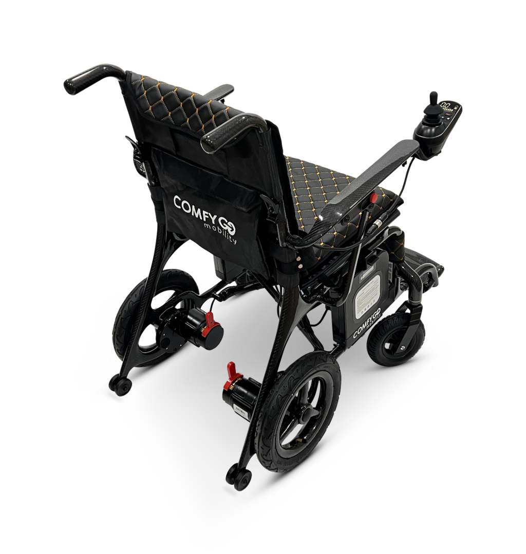 Phoenix Carbon Fiber Electric Wheelchair: Lightweight, Long-Range, Airline Approved - ComfyGo