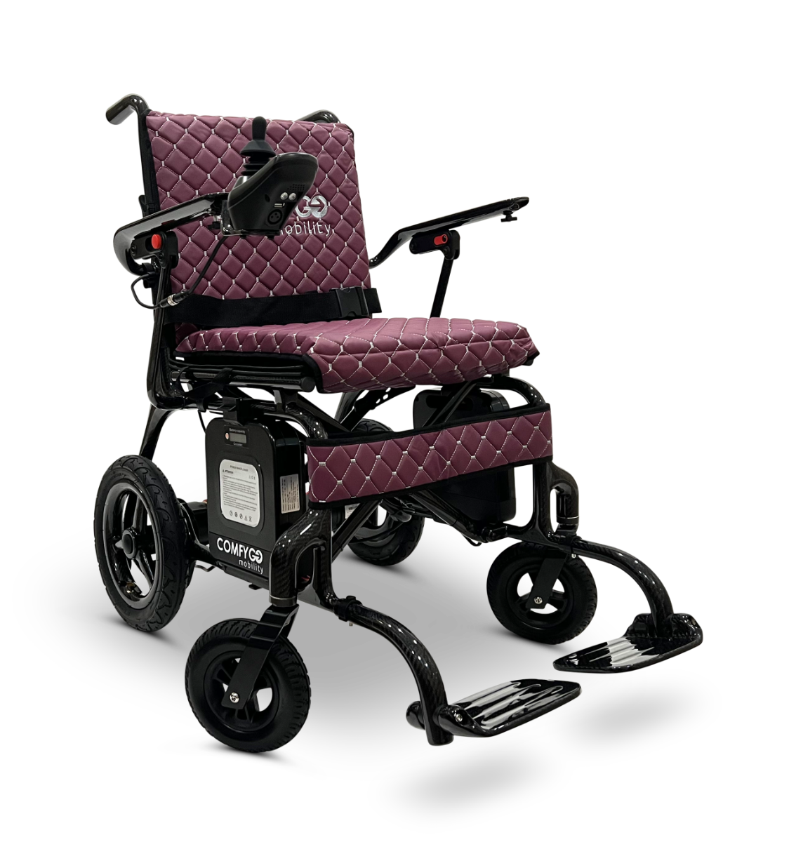 Phoenix Carbon Fiber Electric Wheelchair: Lightweight, Long-Range, Airline Approved - ComfyGo