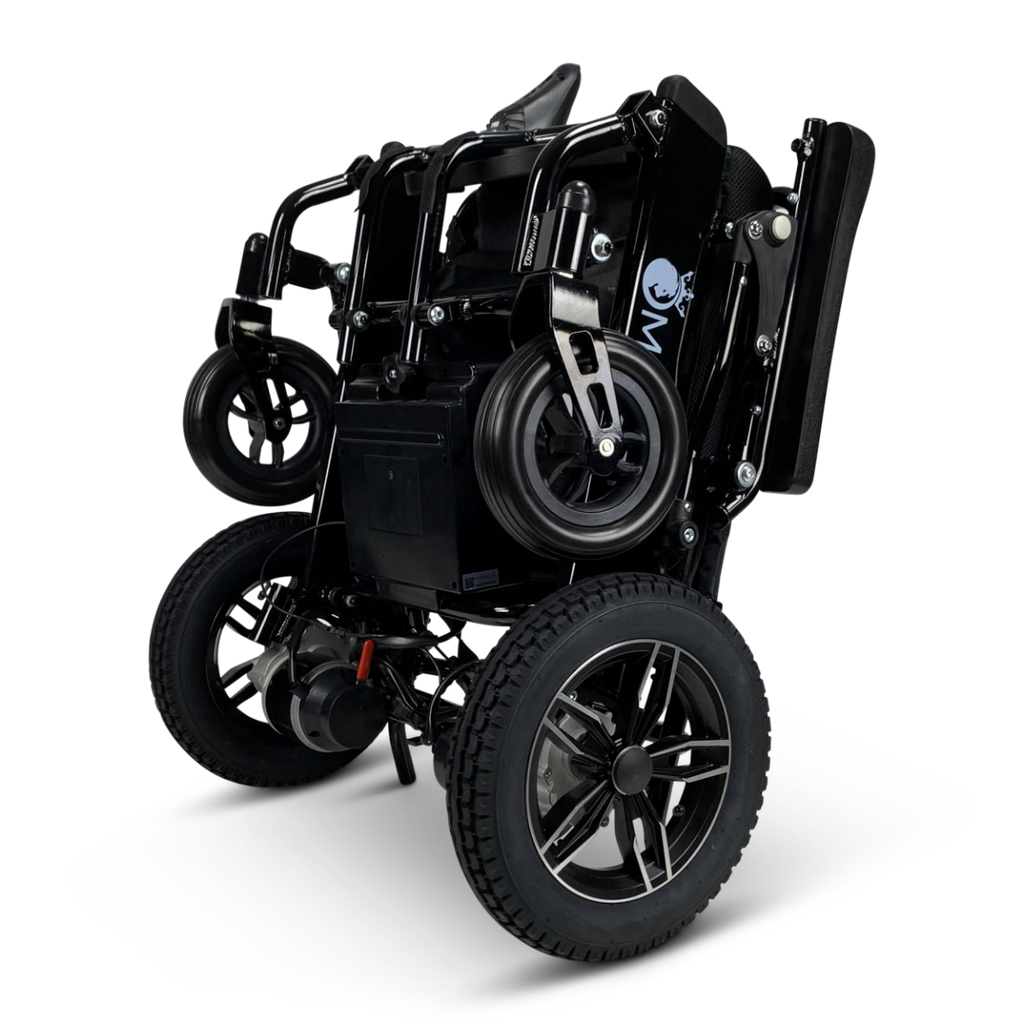 MAJESTIC IQ-8000 Manual Folding Remote Controlled Electric Wheelchair - ComfyGO