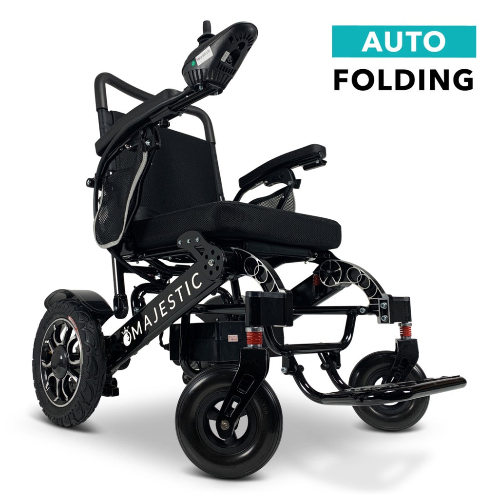 MAJESTIC IQ-7000 Auto Folding Remote Controlled Electric Wheelchair - ComfyGo