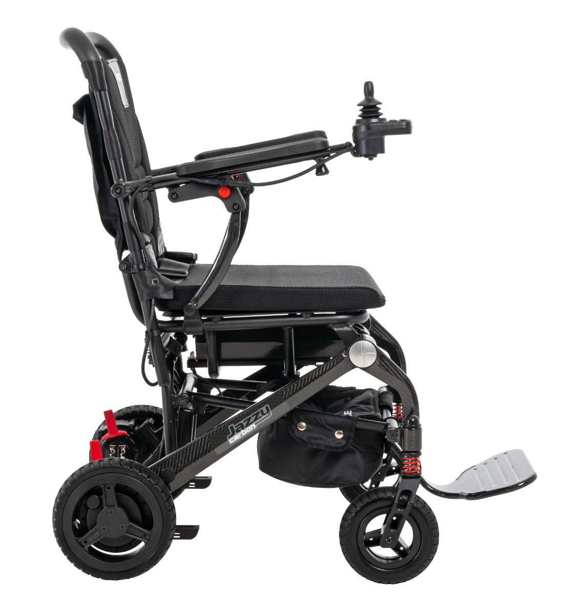 Jazzy wheelchair with carbon fiber frame - light weight power chair