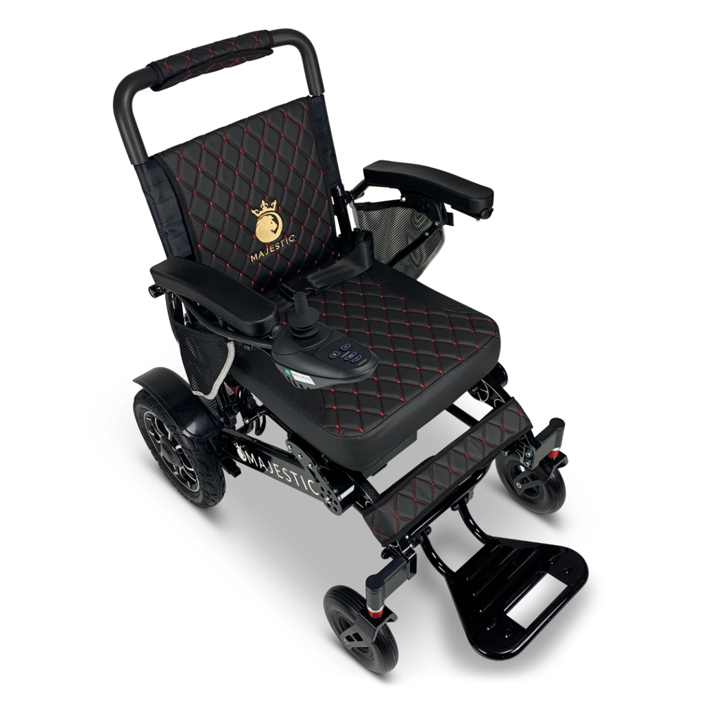 MAJESTIC IQ-7000 Auto Folding Remote Controlled Electric Wheelchair - ComfyGo