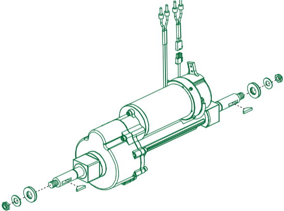 Motor/Brake Assembly - Go Go Elite Traveller