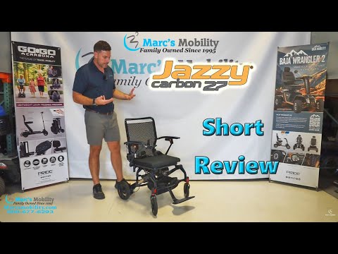 Jazzy Carbon 27 Carbon Fiber Lightweight Folding Powerchair - Short Review