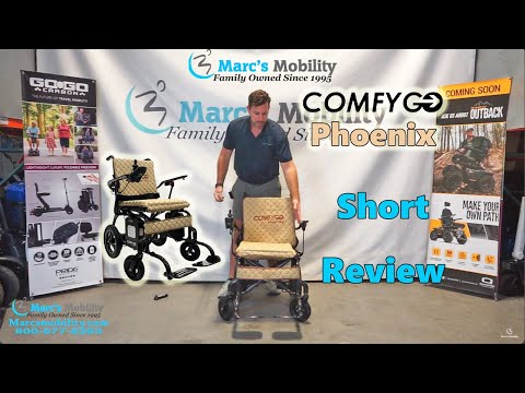 ComfyGo Phoenix - Remote Control Lightweight Folding Travel Powerchair - Short Review