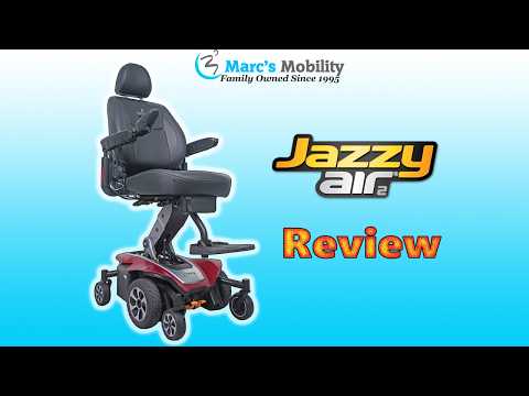 Jazzy Air 2 Used Powerchair in Red with Seat Lift - Review # 9000