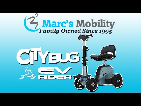 CityBug Scooter S11E - EvRider - Airline Approved - Portable Scooter Review