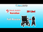 Travel Buggy AeroLux - Lightest Folding Carbon Fiber Powerchair on the Market? Full Review and Demo