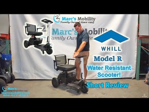Whill Model R Portable Scooter that is WATER RESISTANT! - Short Review