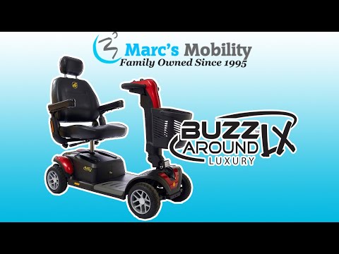 GB149A - Buzzaround LX Luxury 4 Wheel Mobility Scooter with Suspension - Full Review