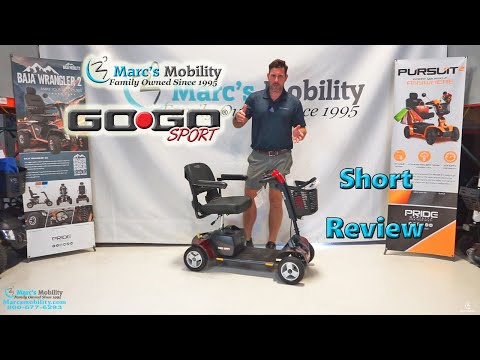Go Go Sport 4 Wheel Scooter with Large Tires and Small Turn Radius - Short Review