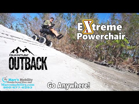 Quantum Outback - Off-road All Terrain Extreme Powerchair - Go Through Anything!!