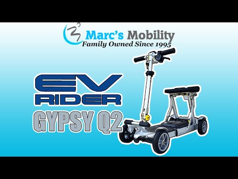 New EvRider Gypsy 2 - Folding Portable Airline Approve Scooter - Full Review