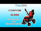 @ComfyGO MAJESTIC IQ-8000 Remote Controlled Lightweight Electric Wheelchair - Review