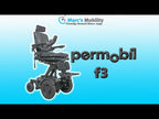 Permobil F3 Loaded with Seat Lift, Tilt, Recline, and Legs - Review # 8169
