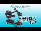 Buzzaround XLS HD 4-Wheel Mobility Scooter - GB124A SHZ - Full Review - @GoldenTechnologies