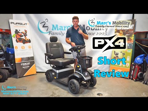 Pride PX4 - Short Review - All Terrain Mobility Scooter with 500 lb Capacity!