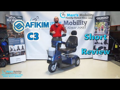 Afikim C3 3-Wheel Mobility Scooter - Short Review