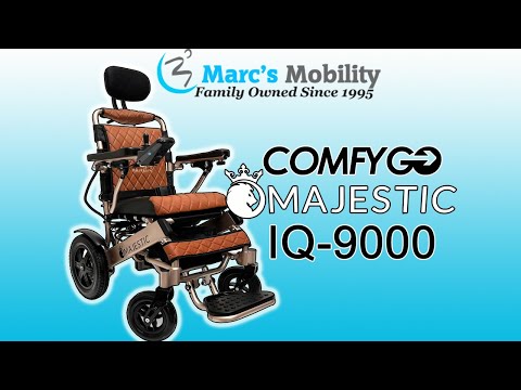 MAJESTIC IQ-9000 Auto Recline Remote Controlled Electric Wheelchair - by Comfygo - Full Review