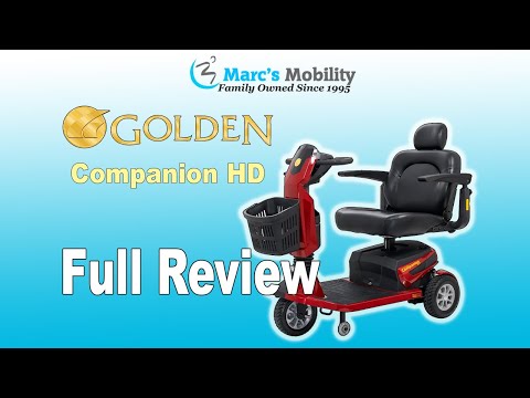 Golden Companion HD GC540 Full Review and Demonstration - Heavy Duty Mobility Scooter