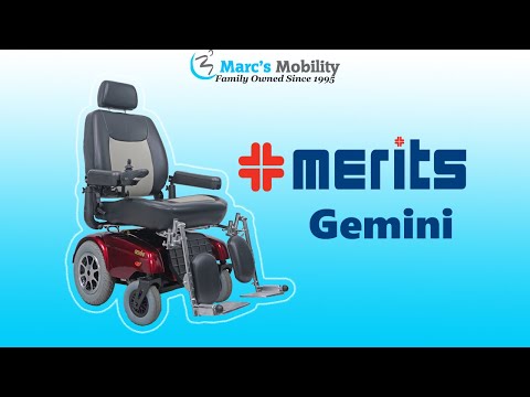 Merits P301 Gemini Rear Wheel Drive 450 lb Capacity Powerchair - Review # 8594