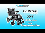 Comfygo X7 - Lightweight Folding Power Chair with Wireless Remote