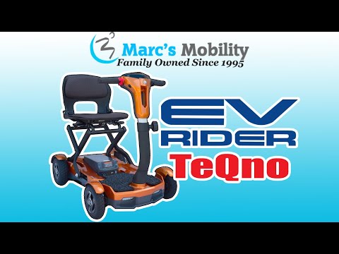 TEQNO by EVrider - Folding 4 Wheel Mobility Scooter - Travel Scooter - Marc's Mobility