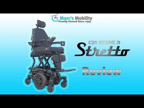 Quantum Edge 3 Stretto Powerchair with Anterior Tilt and Articulating Legs - Review # 8702