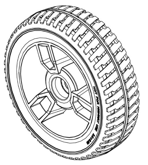 8" Rear Wheel Assembly (Set of 2) - Zero Turn 8 (ZT8)
